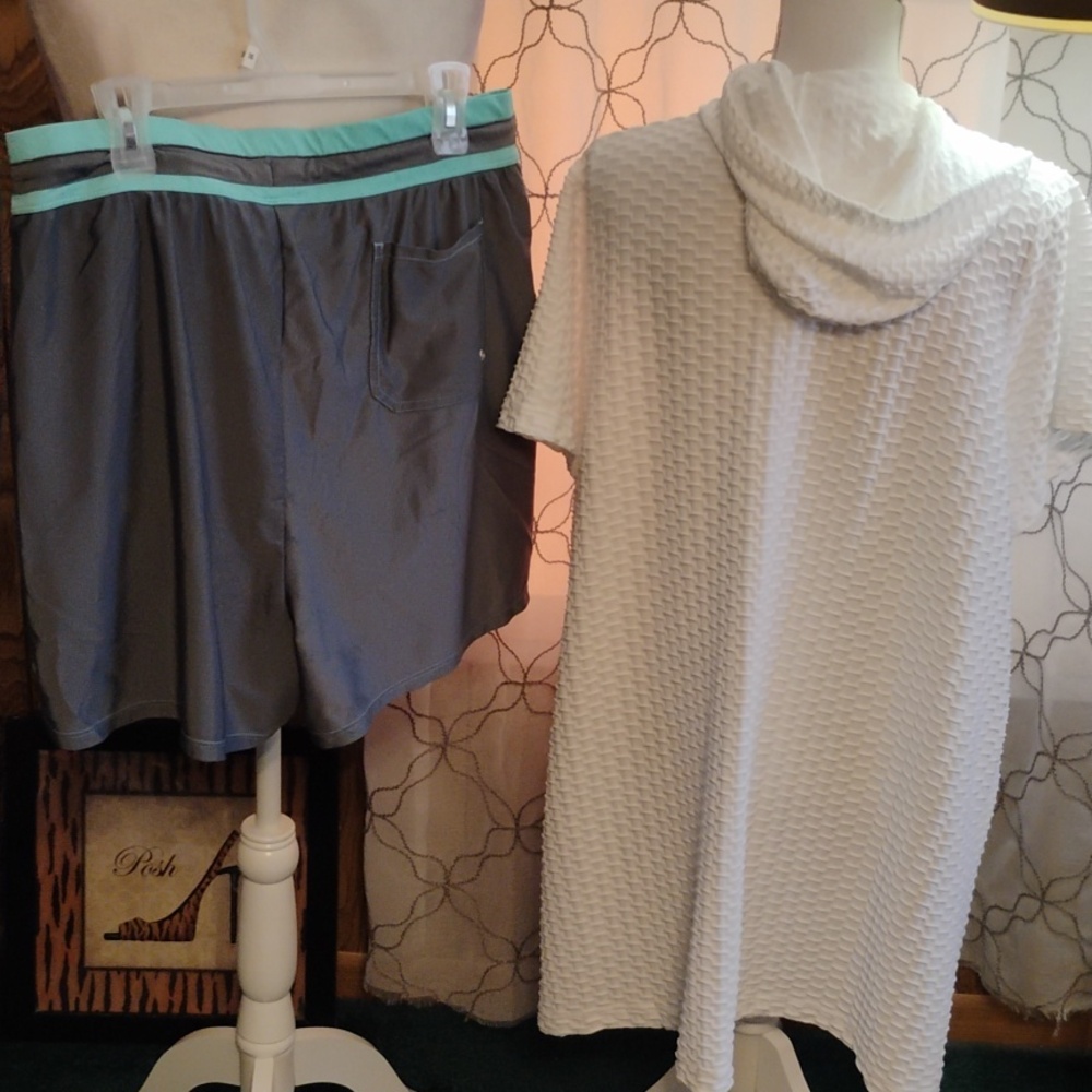 Free Country Swim Shorts & Jordan Taylor Coverup - Picture 4 of 7